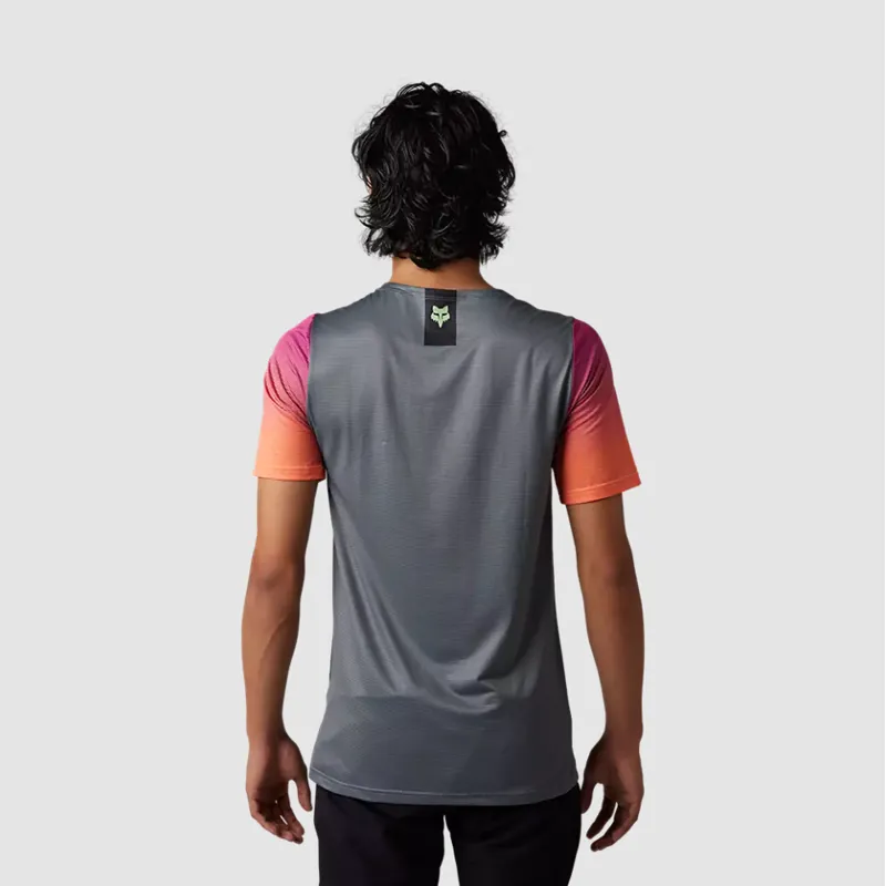 Fox Racing Flexair Short Sleeve Arcadia Jersey in Pewter-2